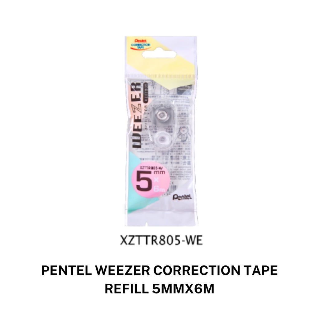 [SG] PENTEL WEEZER CORRECTION TAPE & REFILL 5MMX6M [Evergreen Stationery]