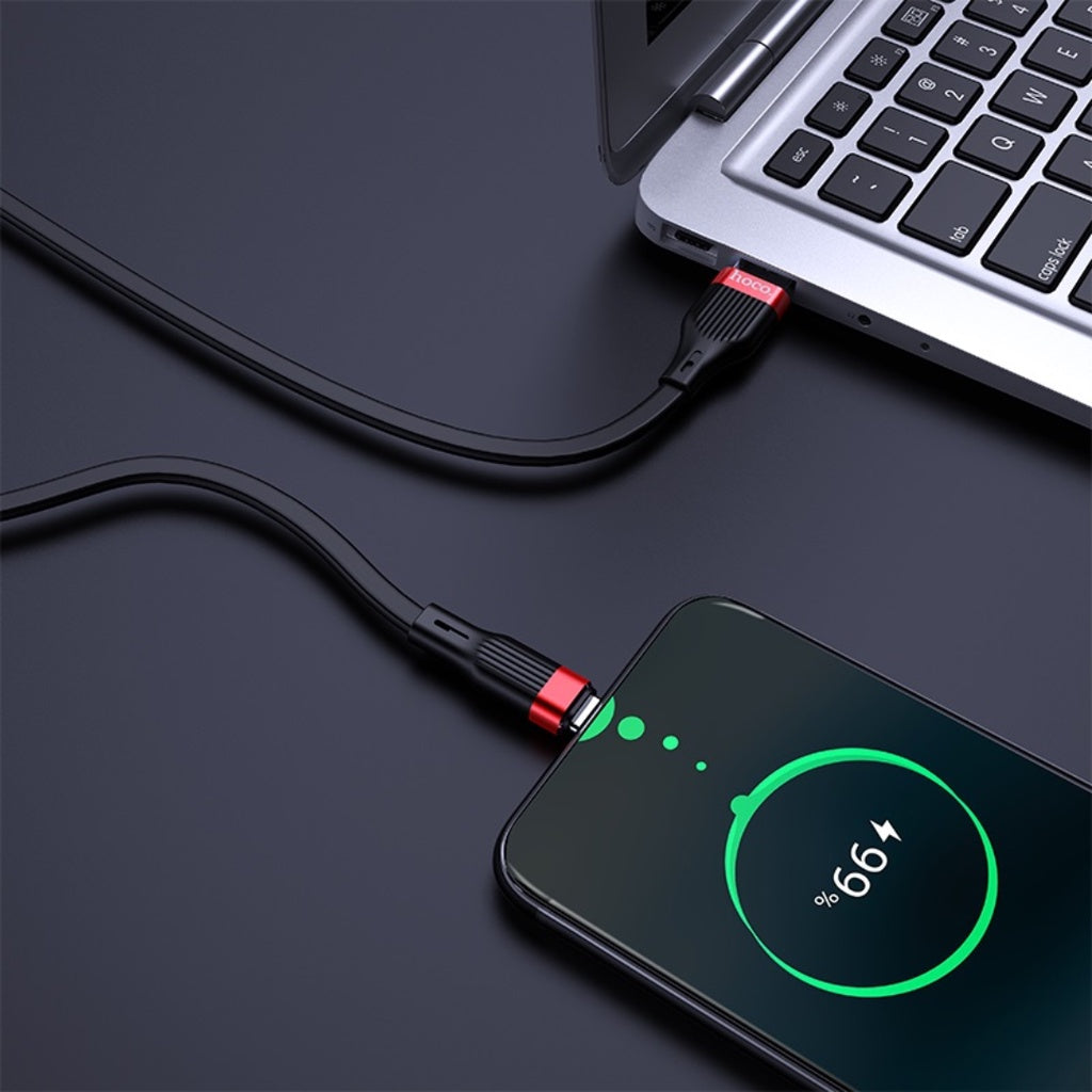 [SG] Hoco U72 Forest Charging Data Cable for Type C 1.2m [Evergreen Stationery]