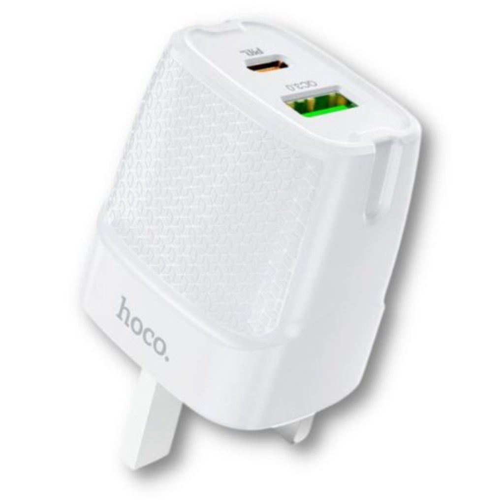 [SG] Hoco C85B Bright Wall Charger (UK) [Evergreen Stationery]