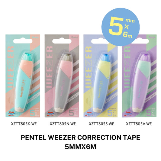 [SG] PENTEL WEEZER CORRECTION TAPE & REFILL 5MMX6M [Evergreen Stationery]