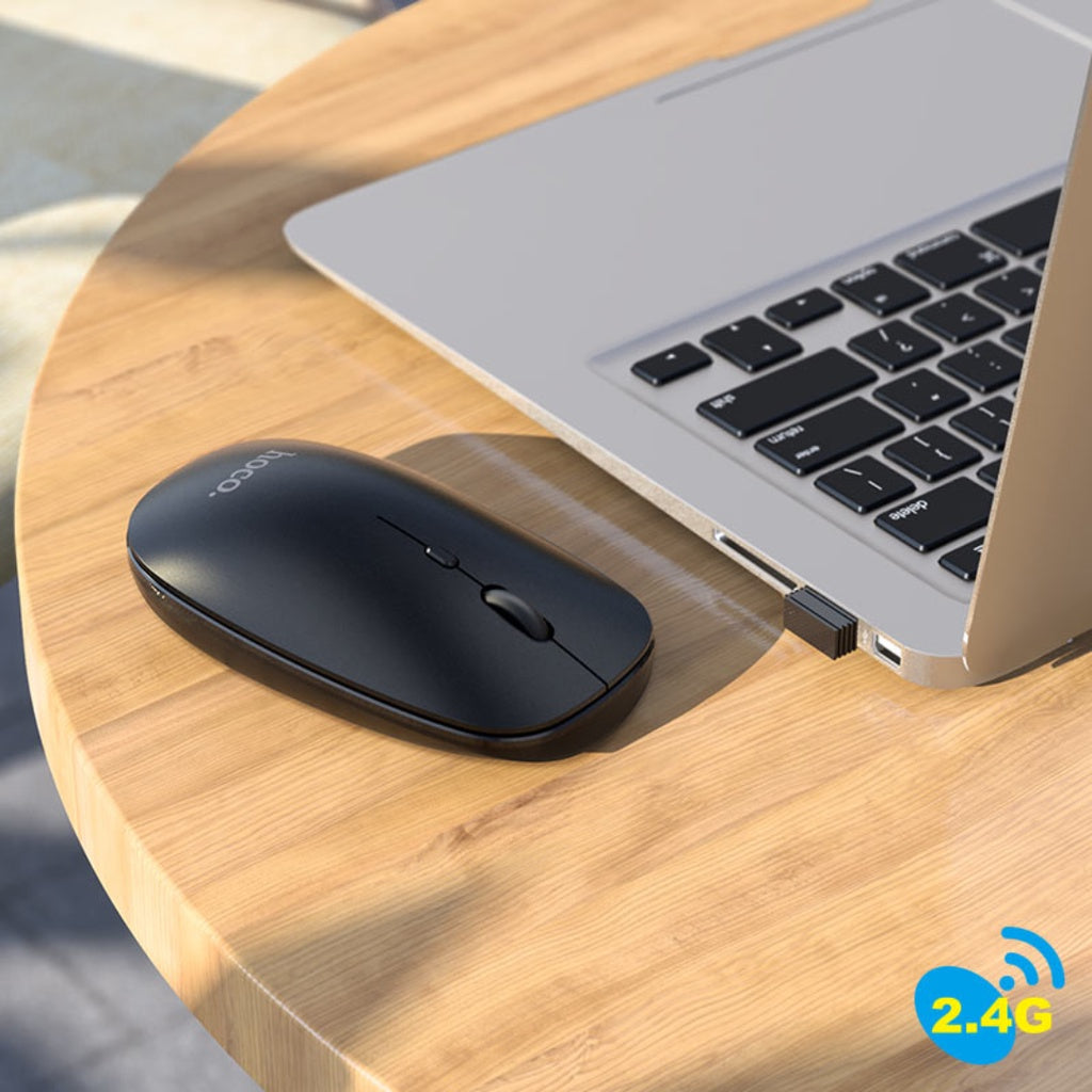 [SG] Hoco GM15 Art Dual-mode Wireless Mouse [Evergreen Stationery]