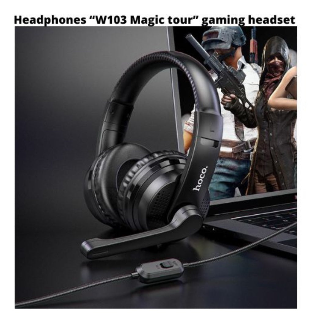 [SG] Hoco W103 Magic Tour Gaming Headset [Evergreen Stationery]