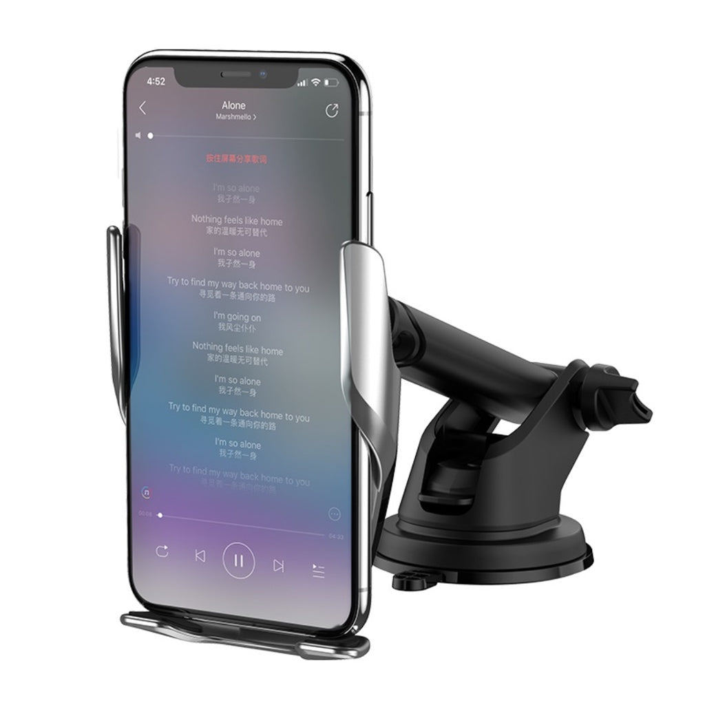 [SG] Hoco S14 Surpass Car Wireless Charger for Dashboard and Air Outlet [Evergreen Stationery]