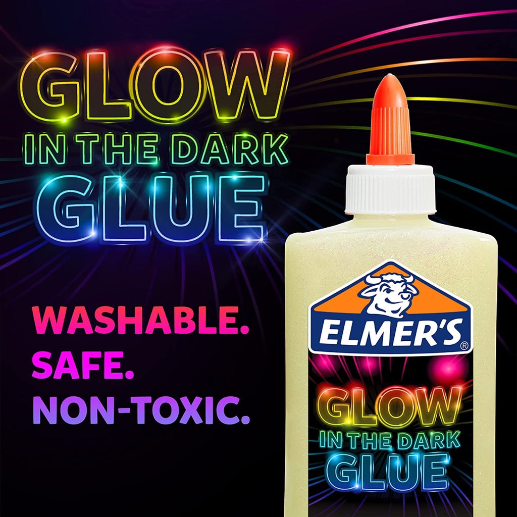 [SG] Elmer's Glow-in-the-Dark Liquid Glue 5OZ [Evergreen Stationery]