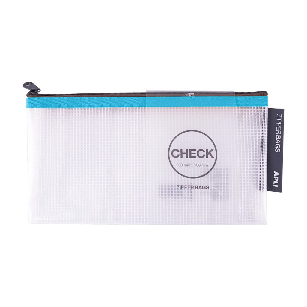 [SG] Apli Zipper Bag 230 x 130mm [Evergreen Stationery]
