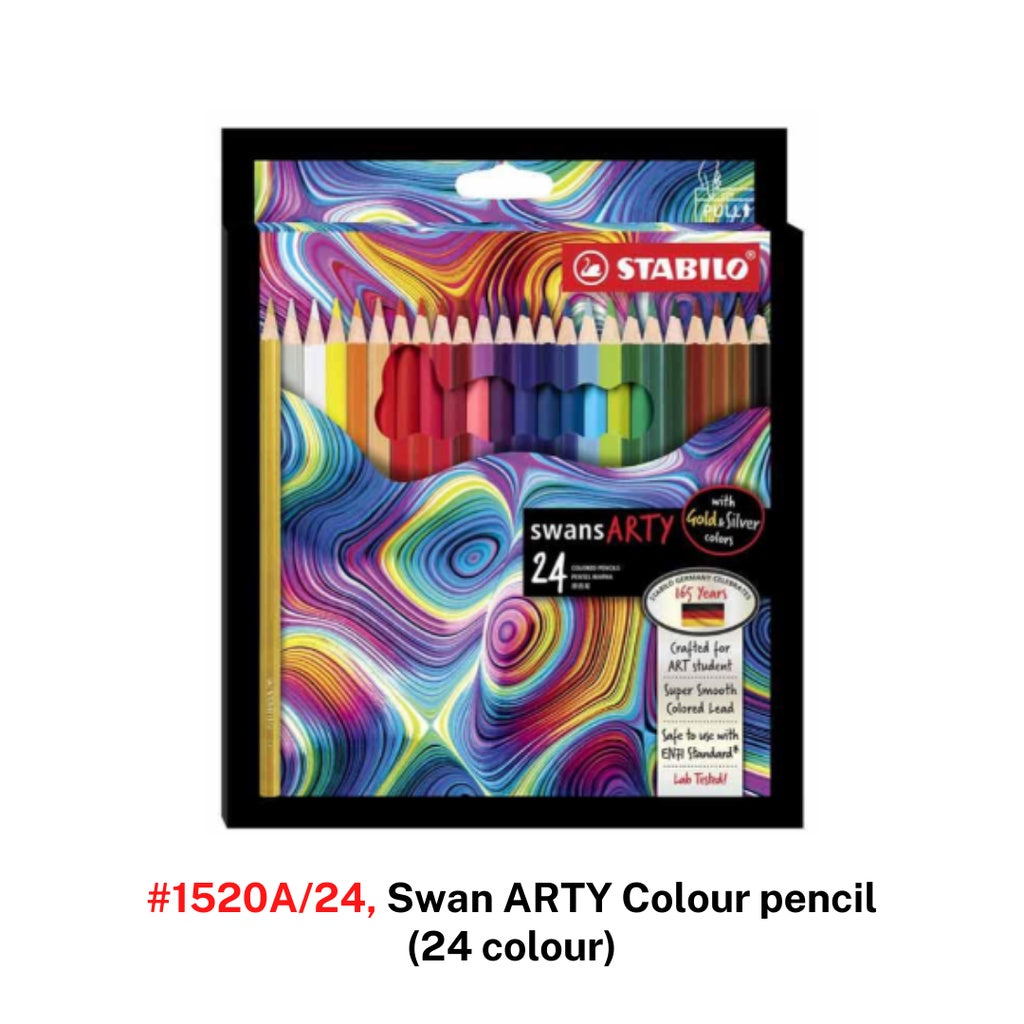 [SG] #1520A/12/24/36, Stabilo Swan ARTY Colour pencil (12/24/36 colour) [Evergreen Stationery]