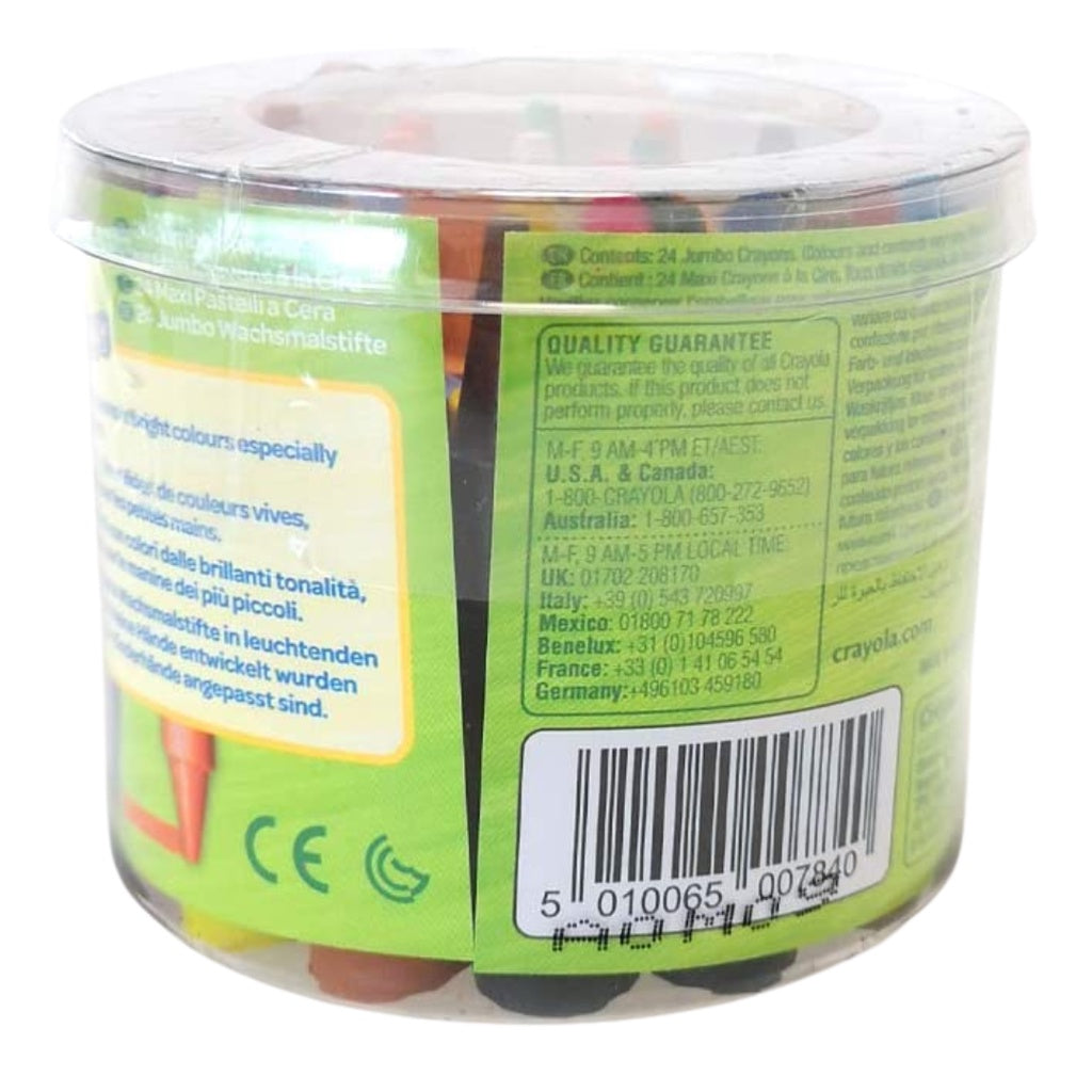 [SG] Crayola 811481 Mini Kids Jumbo Crayons 24ct [Evergreen Stationery]