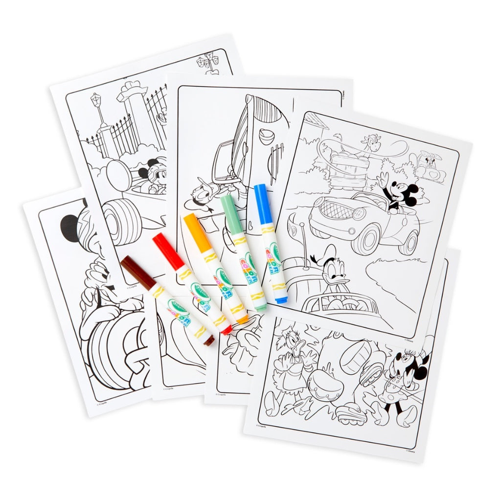 [SG] Crayola 757006 Color Wonder Mickey Mouse Roadster Racers Foldalope [Evergreen Stationery]