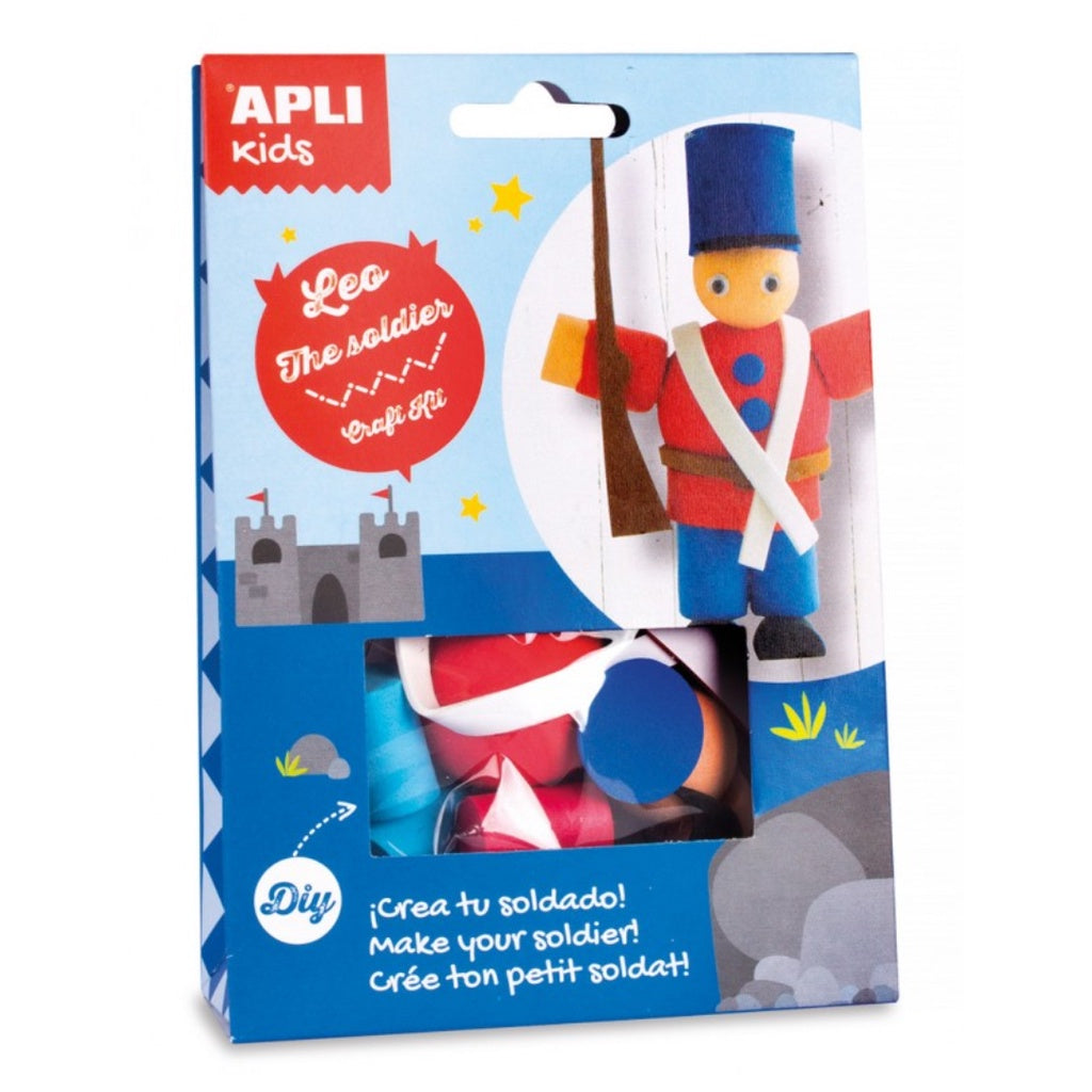 [SG] Apli Elsa the Dancer | Leo the Soldier Craft Kit [Evergreen Stationery]