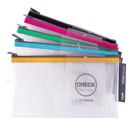 [SG] Apli Zipper Bag 230 x 130mm [Evergreen Stationery]