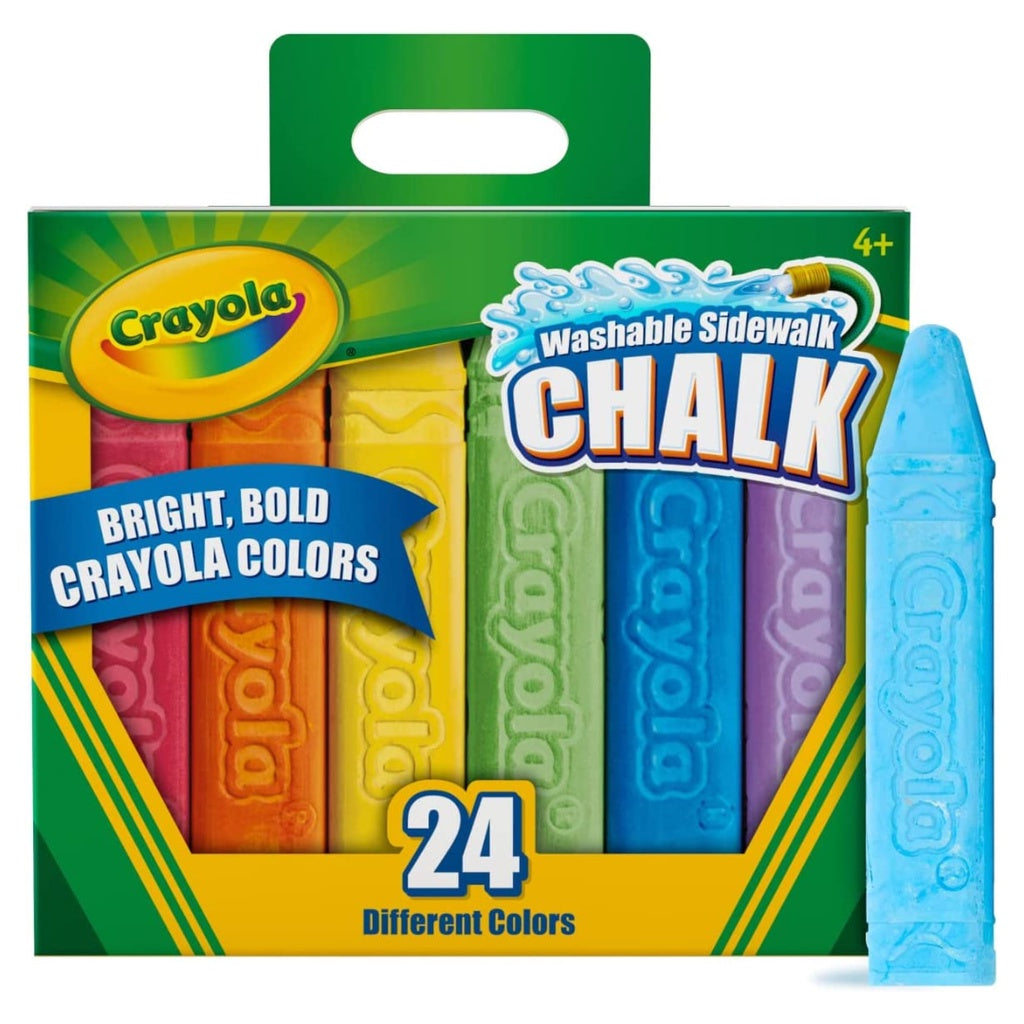 [SG] Crayola 512024 Sidewalk Chalk Assorted Colors 24ct [Evergreen Stationery]