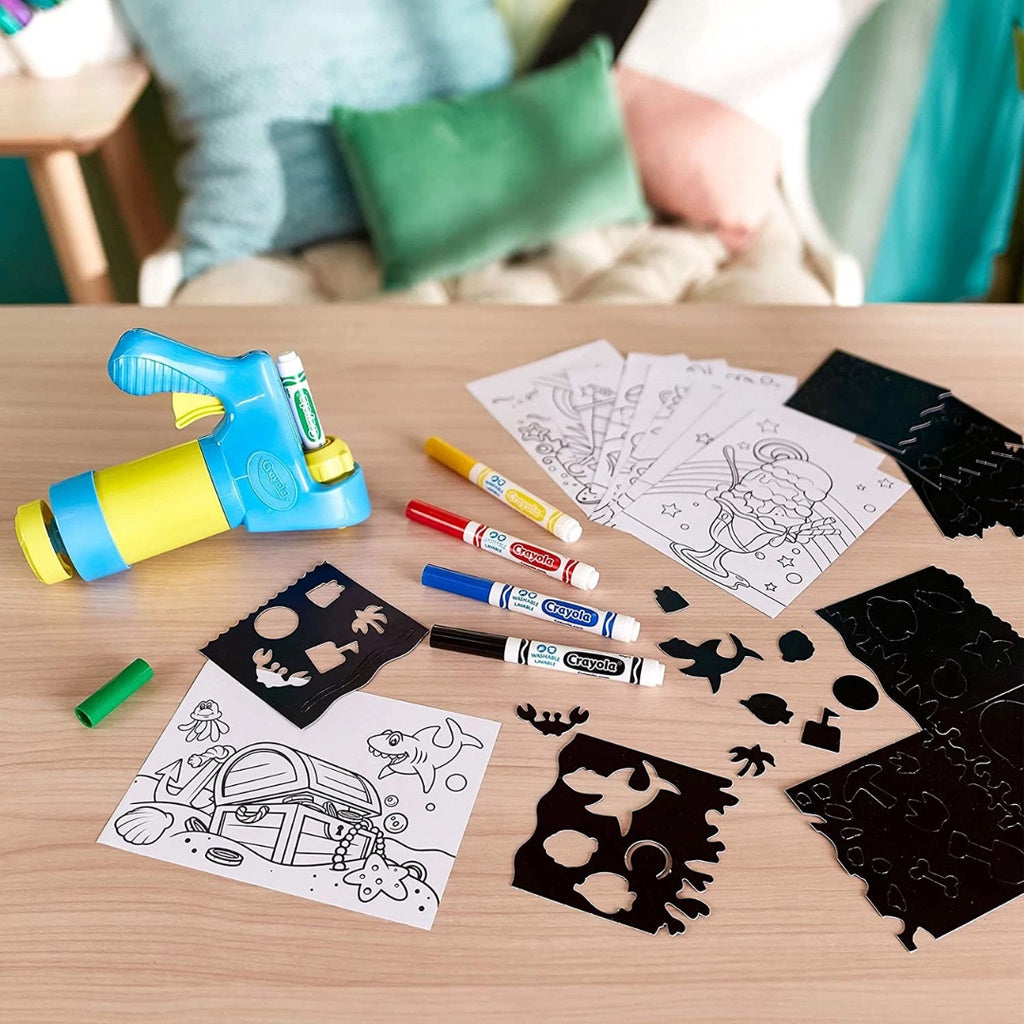 [SG] Crayola 747447 Mini Marker Sprayer [Evergreen Stationery]