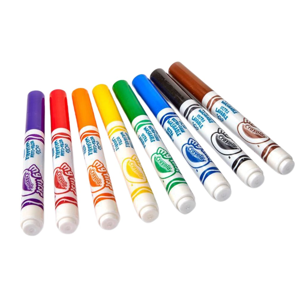 [SG] Crayola 811324 Washable Markers 8ct [Evergreen Stationery]