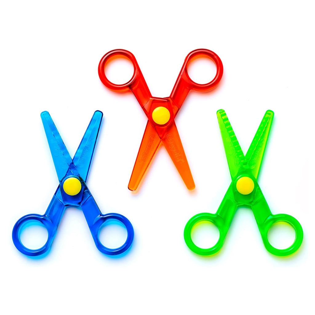 [SG] Crayola 811458 My First Safety Scissors 3ct [Evergreen Stationery]
