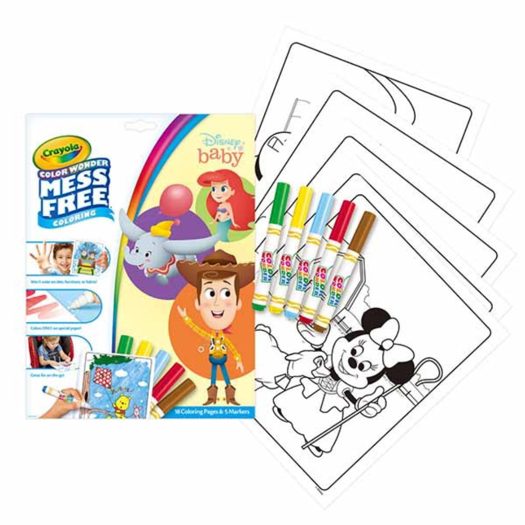 [SG] Crayola 752781 Color Wonder Disney Baby Foldalope [Evergreen Stationery]