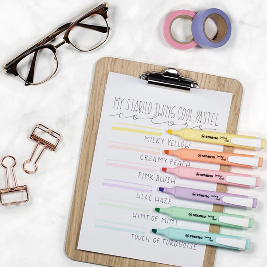 [SG] 275/4-08 / 275/6-08 Stabilo Swing Cool Pastel  (Set of 4/6 colour) [Evergreen Stationery]