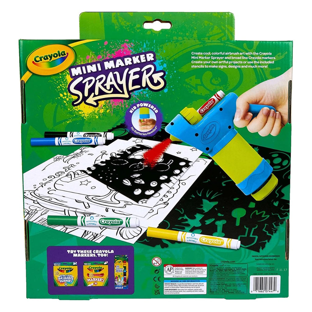 [SG] Crayola 747447 Mini Marker Sprayer [Evergreen Stationery]