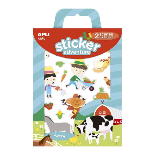 [SG] Apli Sticker Adventure 2pcs [Evergreen Stationery]