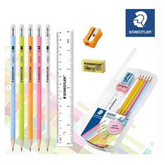 [SG] Staedtler Pastel Pencil Box HB Set FSC 100% [Evergreen Stationery]