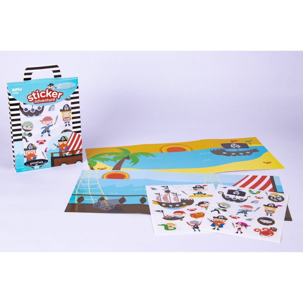 [SG] Apli Sticker Adventure 2pcs [Evergreen Stationery]