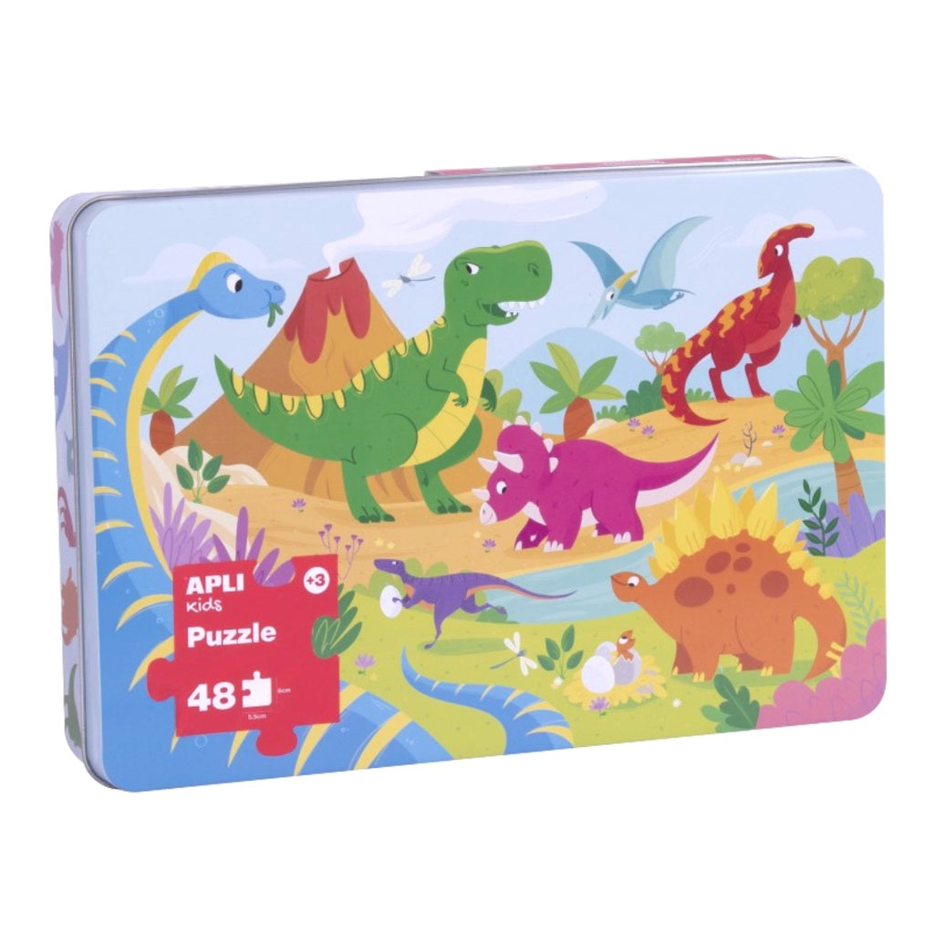 [SG] Apli Puzzle Dinosaurs 48pcs [Evergreen Stationery]