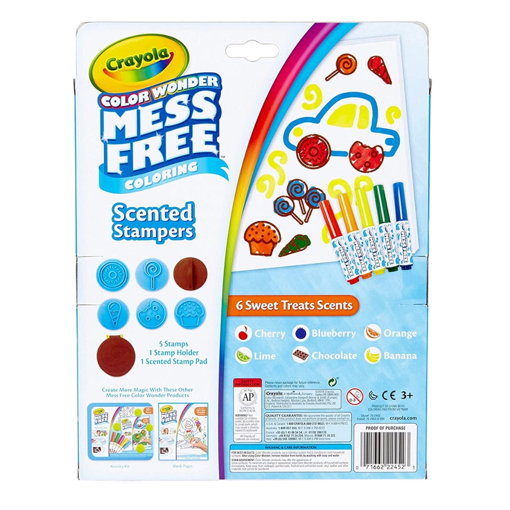 [SG] Crayola 752452 Color Wonder Mess Free Coloring Scented Stampers & Markers Set 12ct [Evergreen Stationery]