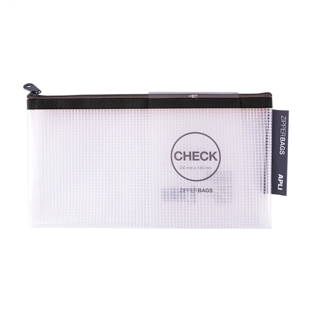 [SG] Apli Zipper Bag 230 x 130mm [Evergreen Stationery]