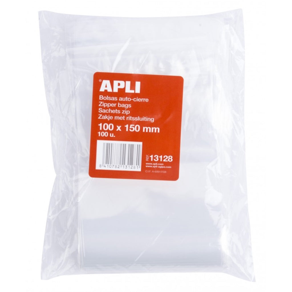 [SG] Apli Zip Lock Bag 100pcs [Evergreen Stationery]