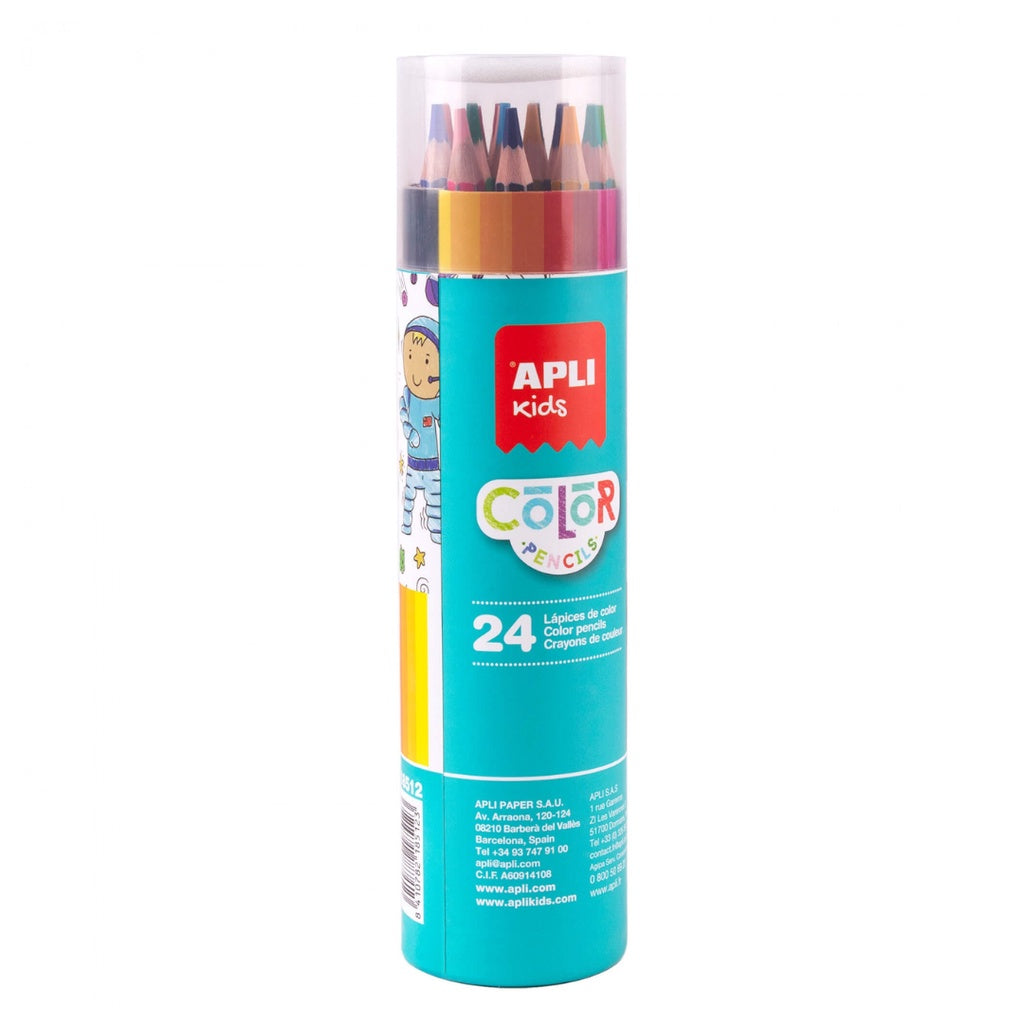 [SG] Apli 24 Colors Pencils 4mm [Evergreen Stationery]