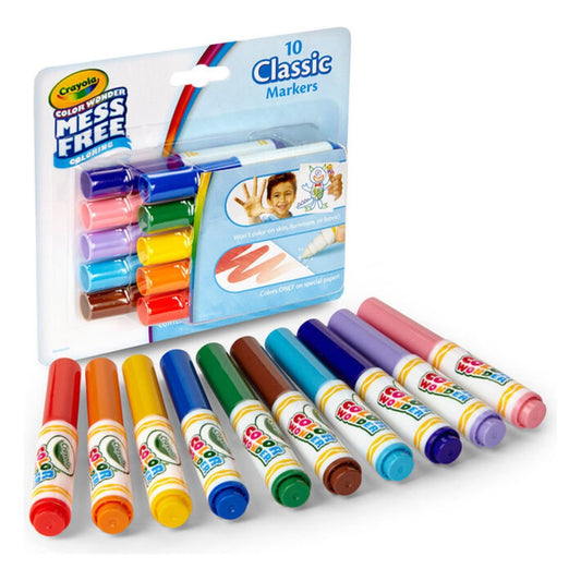 [SG] Crayola 752471 Color Wonder Classic Mini Marker 10ct [Evergreen Stationery]