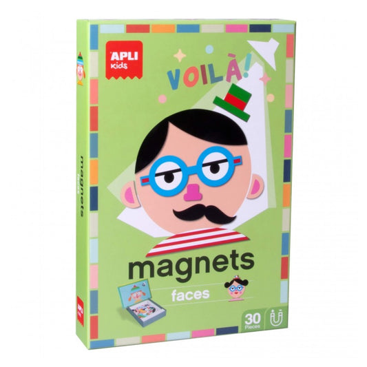 [SG] Apli Faces Magnets [Evergreen Stationery]