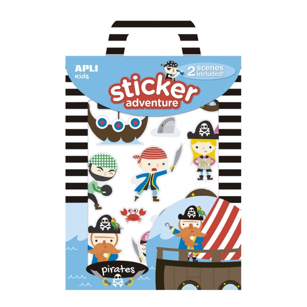 [SG] Apli Sticker Adventure 2pcs [Evergreen Stationery]