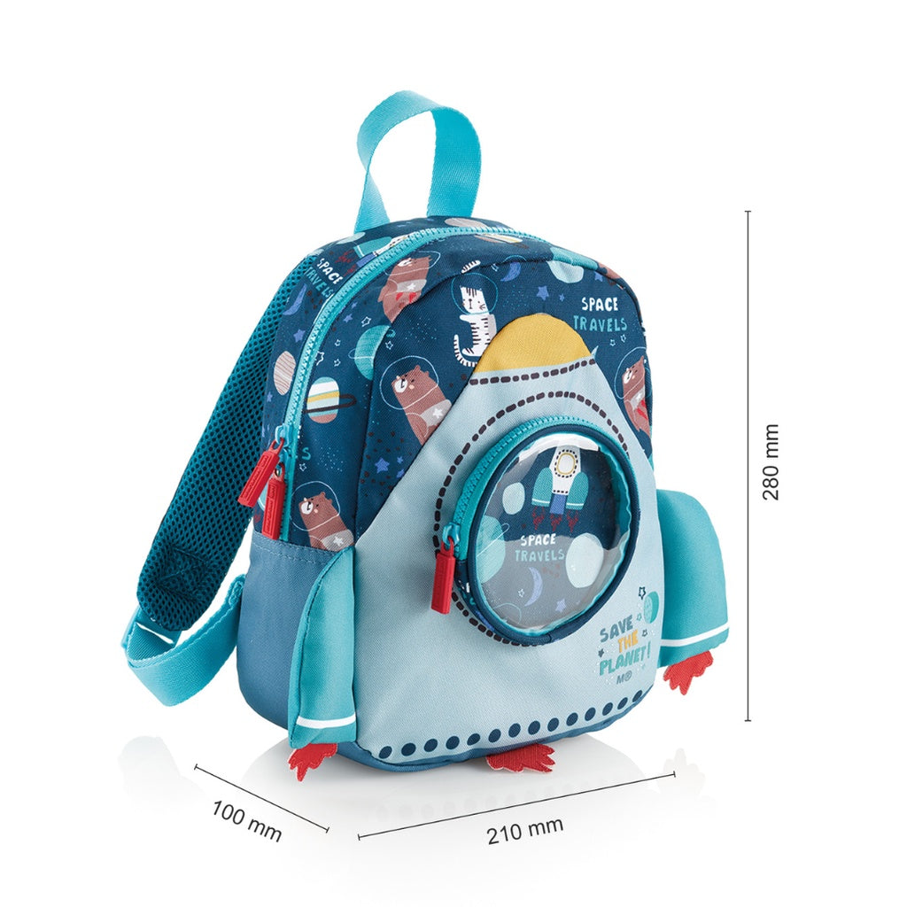 [SG] Apli Miquelrius Space Travel Backpack | Pencil holder [Evergreen Stationery]