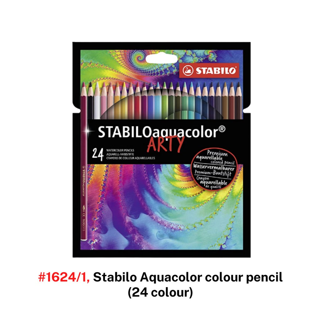 [SG] #1612/24/36/1, Stabilo Aquacolor colour pencil (12/24/36 colour) [Evergreen Stationery]