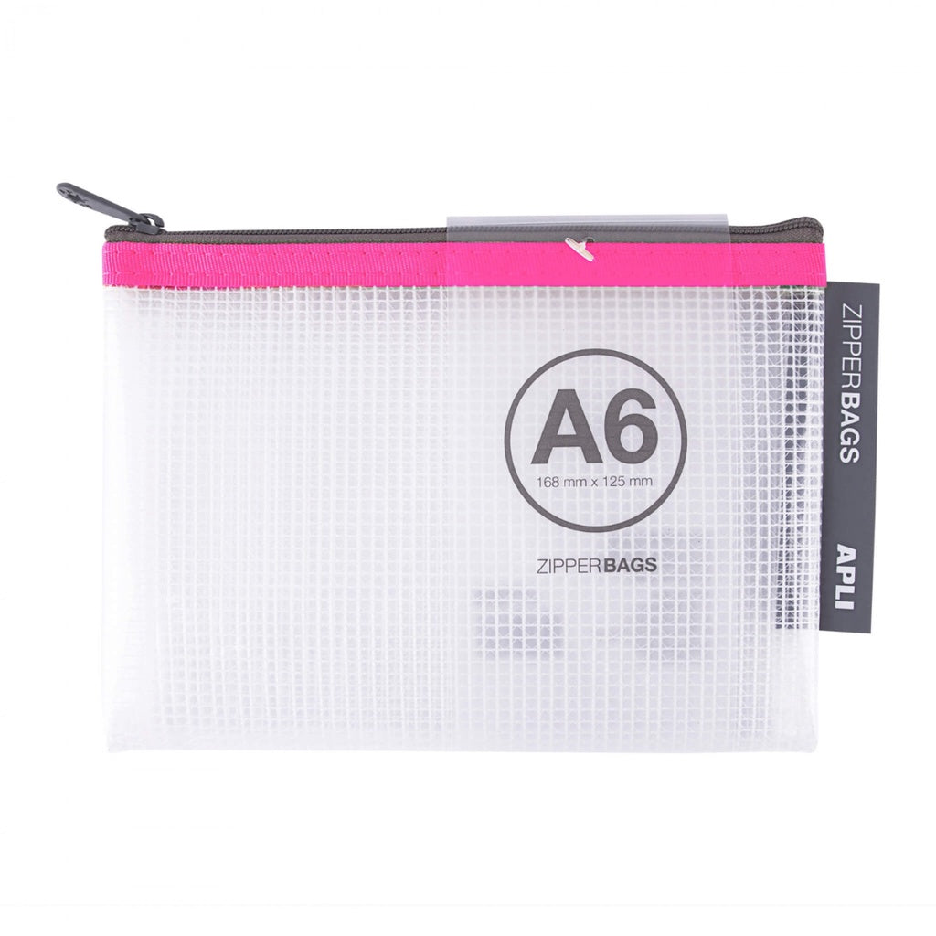 [SG] Apli Zipper Bag A6 [Evergreen Stationery]