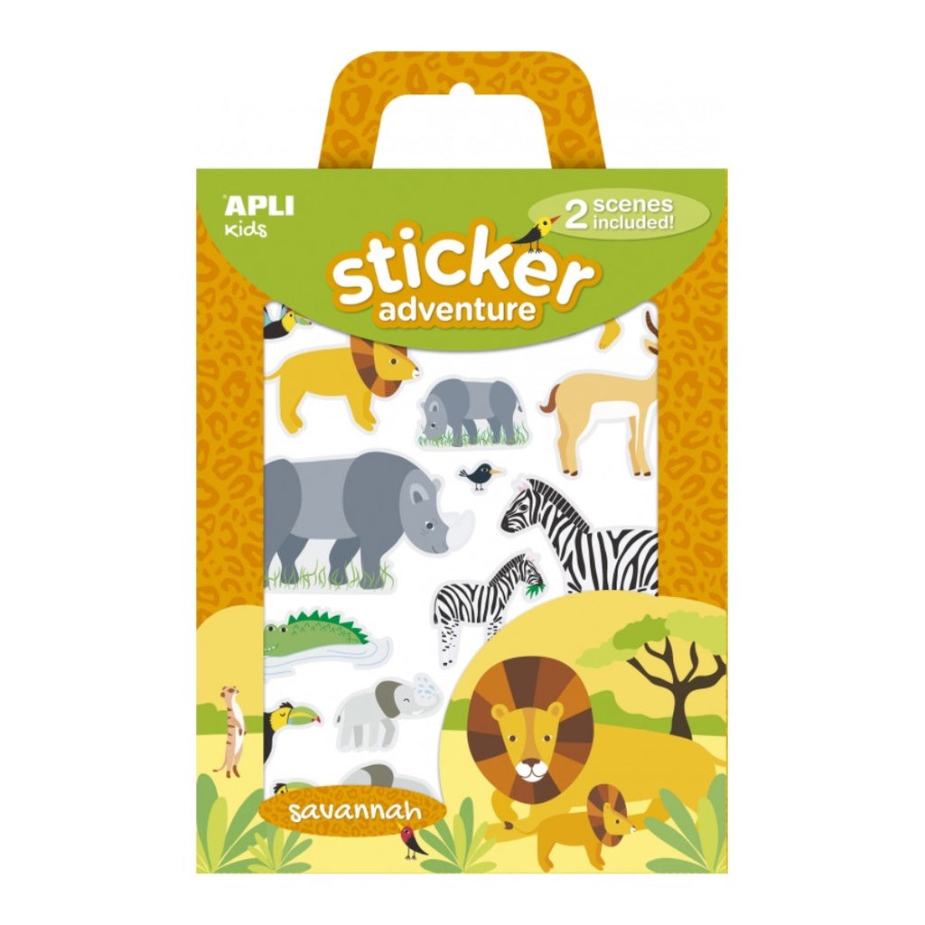 [SG] Apli Sticker Adventure 2pcs [Evergreen Stationery]
