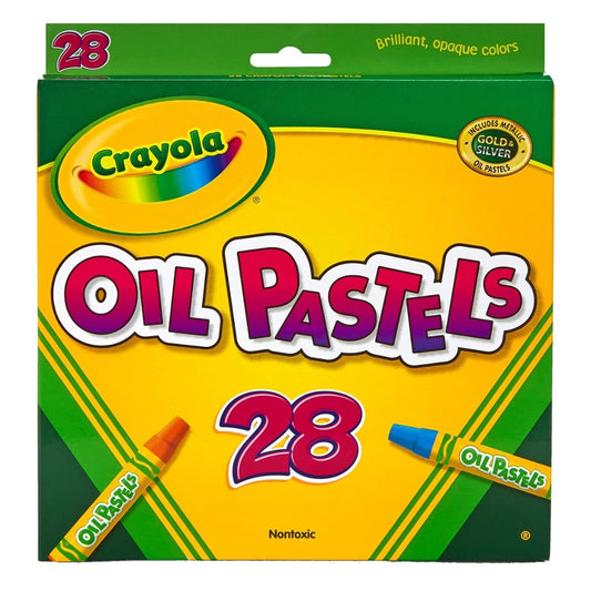 [SG] Crayola 524628 Hexagon Oil Pastels 28ct [Evergreen Stationery]
