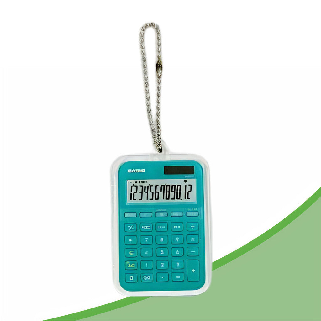 CASIO MS-20YC 12-Digit Mini Desk Calculator Keychain