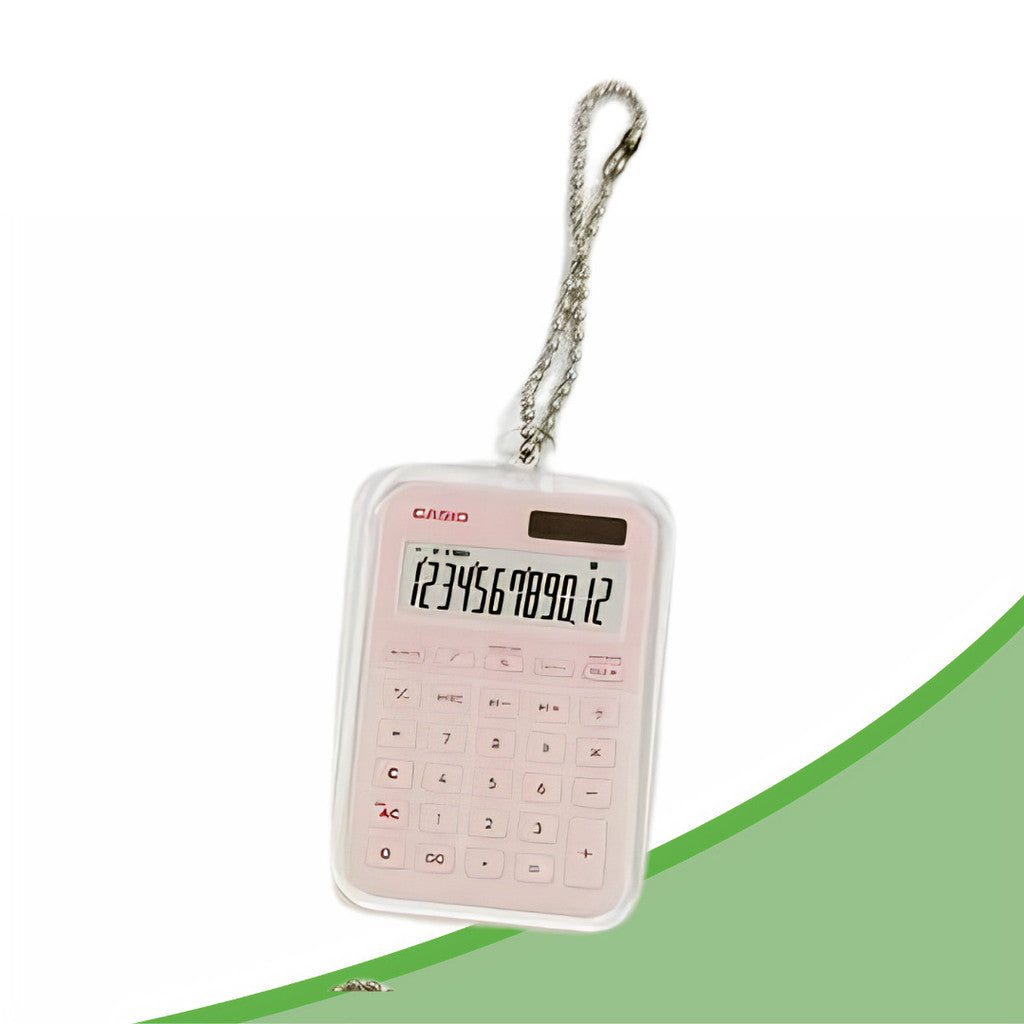 CASIO MS-20YC 12-Digit Mini Desk Calculator Keychain