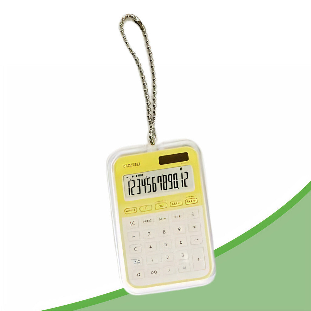 CASIO MS-20YC 12-Digit Mini Desk Calculator Keychain