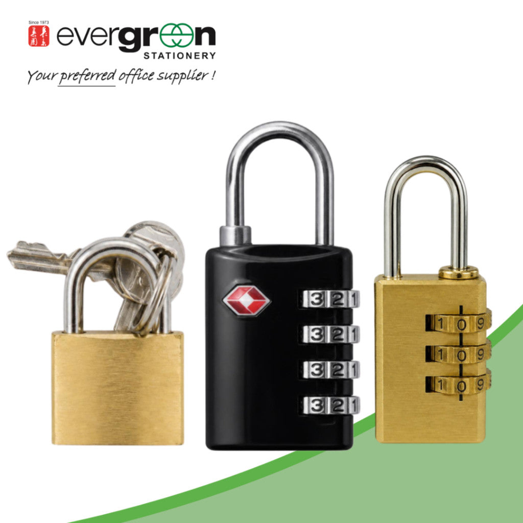 Travel/Cabinet/Door Padlock | 3 Sizes