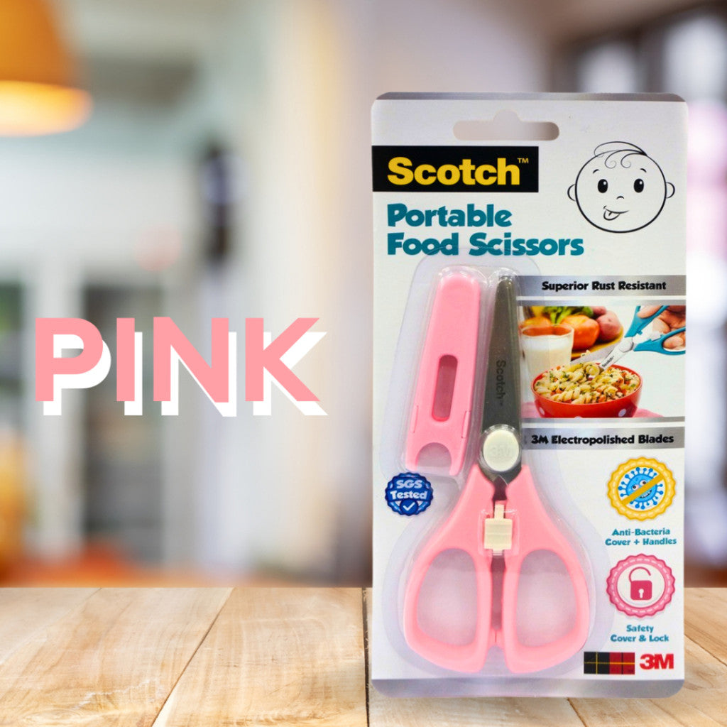 [SG] Scotch™ Portable Food Scissors - Baby/Toddler/Cutting/Weaning(PS-AB/PS-ABP) [Evergreen Stationery]
