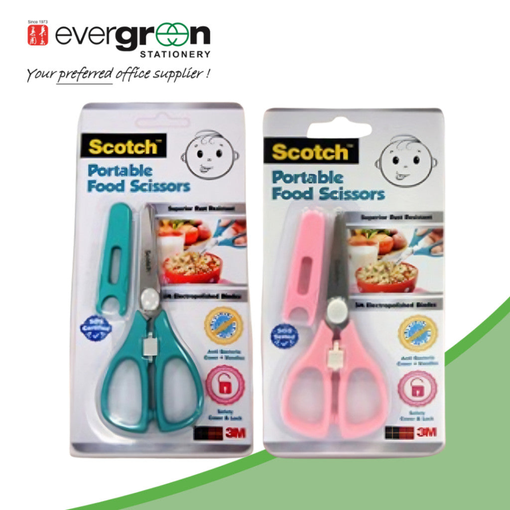 [SG] Scotch™ Portable Food Scissors - Baby/Toddler/Cutting/Weaning(PS-AB/PS-ABP) [Evergreen Stationery]