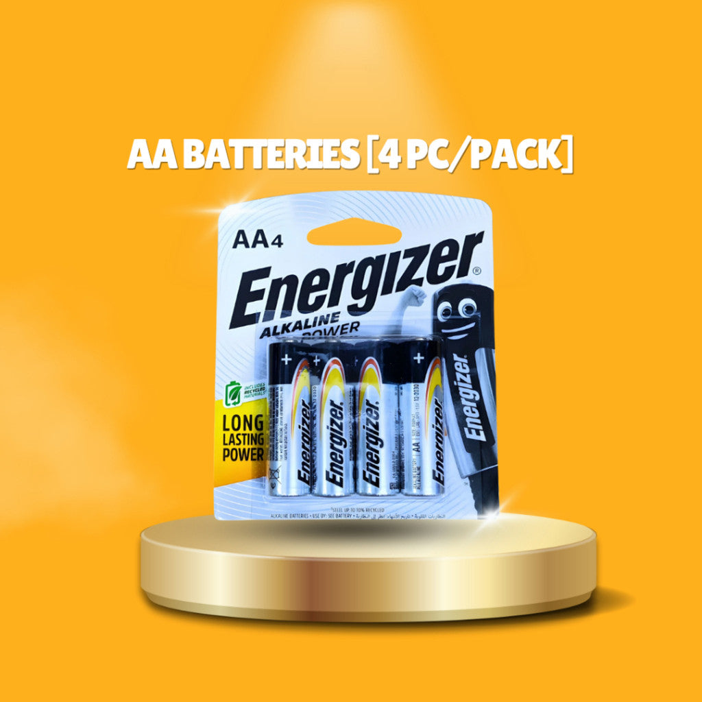 [SG] Energizer AA Batteries E91 // AAA E92 | 4pcs/pack [Evergreen Stationary]