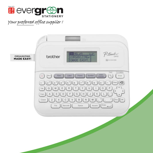 [SG] Brother P-Touch PT-D410 Advanced Label Maker [Evergreen Stationery]