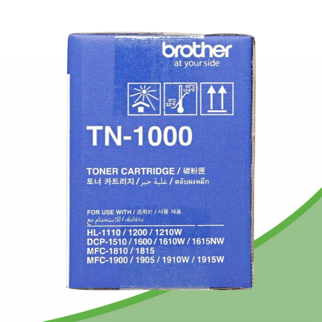 Brother Tn1000 Toner professional printing | Print approximately 1,000 pages | Clear and professional | High-quality prints | Eliminate banding