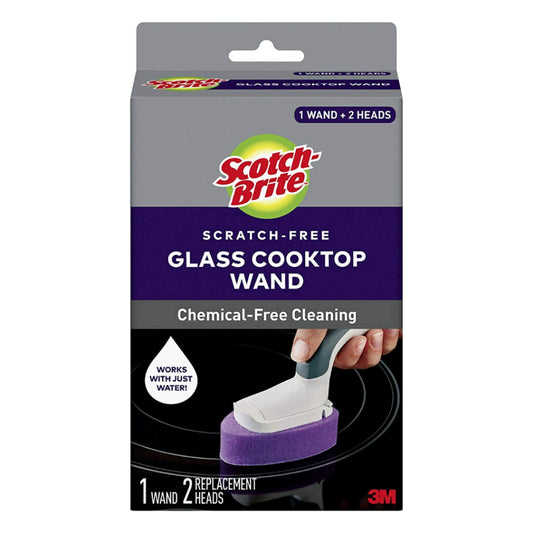 [SG] 3M Scotch-Brite Glass Cooktop Wand Kit Replacement Heads [Evergreen Stationery]