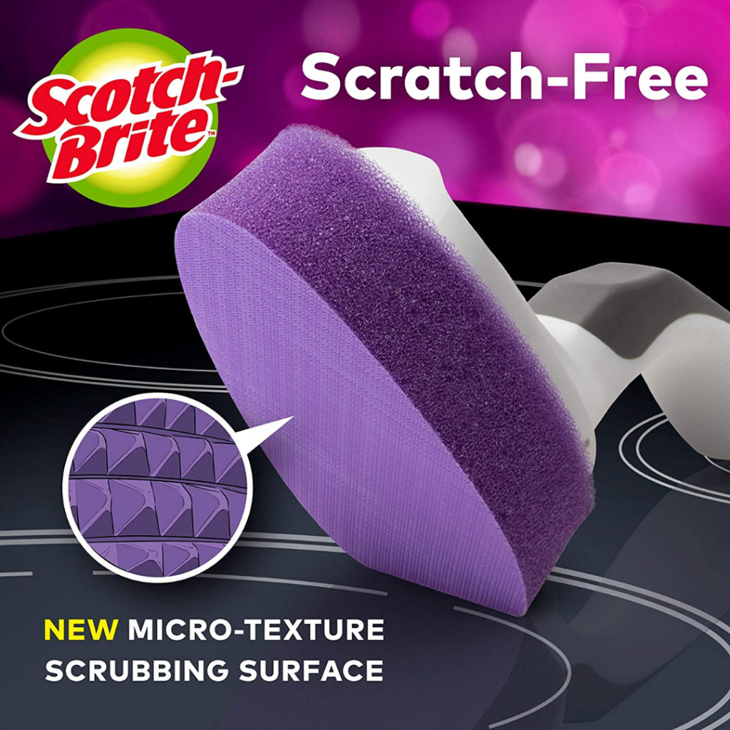 [SG] 3M Scotch-Brite Glass Cooktop Wand Kit Replacement Heads [Evergreen Stationery]