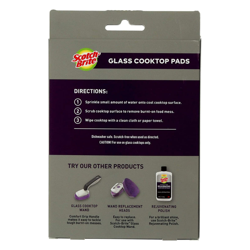 [SG] 3M Scotch-Brite Glass Cooktop Cleaning Pads [Evergreen Stationery]