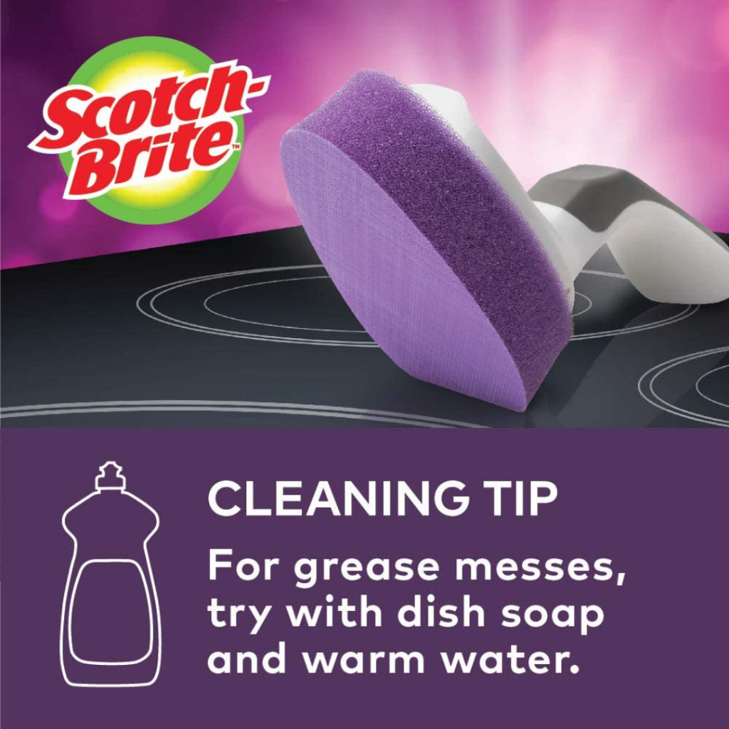 [SG] 3M Scotch-Brite Glass Cooktop Wand Replacement Heads [Evergreen Stationery]